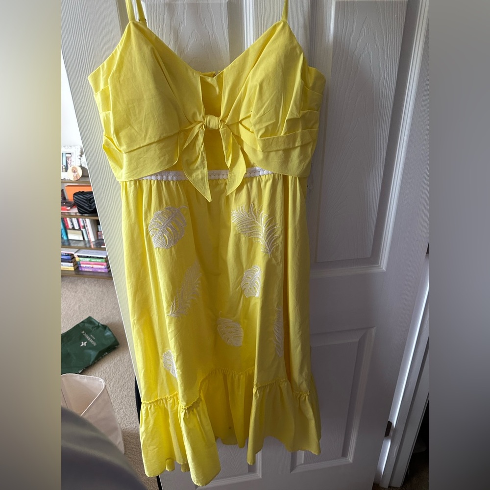 NWT 16/XL Lilly Pulitzer Rare find!!! Fun yellow summer or vacation dress!